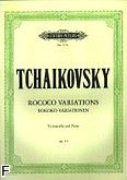 Okadka: Czajkowski Piotr, Wariacje rococo op. 33
