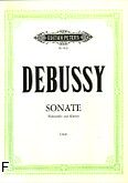 Okadka: Debussy Claude, Sonata d-moll