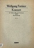 Okadka: Fortner Wolfgang, Koncert 1951 na wiolonczel i orkiestr (wyc. fort.)