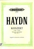 Okadka: Haydn Franz Joseph, Koncert C-dur Hob.VIIb:1 na wiolonczel i orkiestr (wyc.fort.)