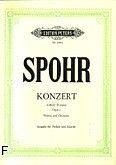 Okadka: Spohr Louis, II koncert d-moll op. 2 na skrzypce i orkiestr (wyc.fort.)