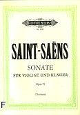 Okadka: Saint-Sans Camille, Sonata op. 75