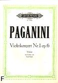 Okadka: Paganini Niccolo, Koncert D-dur op. 6 nr 1 na skrzypce