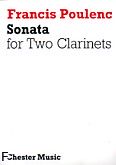 Okadka: Poulenc Francis, Sonata na dwa klarnety B i A