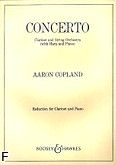 Okadka: Copland Aaron, Concerto na klarnet i orkiestr smyczkow