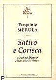 Okadka: Merula Tarquinio, Satiro e Corisca a canto, basso e b.c.