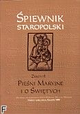 Okadka: Poniak Piotr, Walecki Wacaw, piewnik staropolski 1 - Pieni Maryjne i o witych