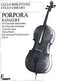 Okadka: Porpora Nicola Antonio, Koncert na wiolonczel i orkiestr smyczkow
