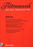Okadka: Bach Johann Sebastian, Sonata C-dur; Sonata Es-dur; Sonata g-moll na flet i b.c., BWV 1033; na flet i klawesyn, BWV 1031,