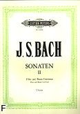 Okadka: Bach Johann Sebastian, Sze sonat na flet i b.c., z. 2: C-dur, e-moll, E-dur; (urtext)
