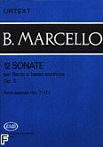 Okadka: Marcello Benedetto, 12 sonat op. 2 na flet i b.c.; z. 2