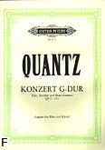Okadka: Quantz Johann Joachim, Koncert G-dur QV 5: 174 na flet, orkiestr smyczkow i b.c.