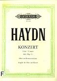 Okadka: Haydn Franz Joseph, Koncert C-dur Hob. VIIg na obj i orkiestr (wyc. fort.)