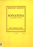 Okładka: Martinů Bohuslav, Sonatina