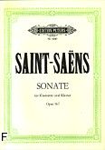 Okadka: Saint-Sans Camille, Sonata op. 167
