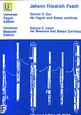 Okadka: Fasch Johann Friedrich, Sonata C-dur na fagot i b.c.