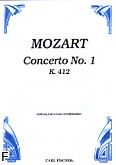 Okadka: Mozart Wolfgang Amadeusz, Koncert D-dur KV 412 na rg i orkiestr
