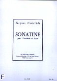 Okładka: Castérede Jacques, Sonatina na puzon  i fortepian