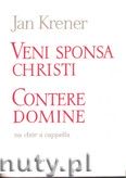 Okładka: Krener Jan, Veni sponsa Christi. Contere Domine