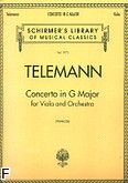 Okadka: Telemann Georg Philipp, Koncert G-dur na altwk i fortepian