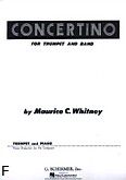 Okadka: Whitney Maurice C., Concertino (Piano / Trumpet)