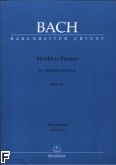 Okadka: Bach Johann Sebastian, Pasja wedug w. Mateusza BWV 244