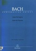 Okadka: Bach Johann Sebastian, Das Arienbuch (sopran)