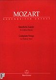 Okadka: Mozart Wolfgang Amadeusz, Smtliche Lieder (gos redni)