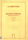 Okadka: Brouwer Leo, Etudes simples z. 1 nr 1-5