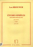 Okadka: Brouwer Leo, Etudes simples z. 2 nr 6-10