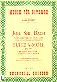 Okadka: Bach Johann Sebastian, Suita a-moll BWV 995 na lutni