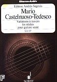 Okadka: Castelnuovo-Tedesco Mario, Variations a travers les siecles poul guitare seule