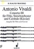 Okadka: Vivaldi Antonio, Concerto III D-Dur 