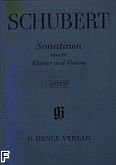 Okadka: Schubert Franz, Sonaty na skrzypce i fortepian op. 137