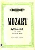 Okadka: Mozart Wolfgang Amadeusz, Koncert C-Dur na flet, harf i ork, (wyc. fort.)