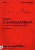 Okadka: Brahms Johannes, 51 wicze na fortepian /Urt,/