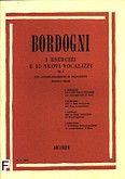 Okadka: Bordogni Marco, 3 Esercizi E 12 Nuovi Vocalizzi op. 8 gos i Pf.