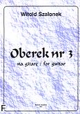 Okładka: Szalonek Witold, Oberek nr 3 na gitarę
