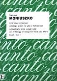 Okładka: Moniuszko Stanisław, Śpiewnik domowy. Antologia pieśni na głos z fortepianem z.1