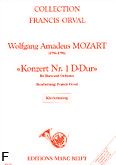 Okładka: Mozart Wolfgang Amadeusz, Konzert Nr. 1, D-Dur, K.V. 412 (Orval)