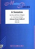 Okadka: Galliard Johann Ernst, 6 Sonatas