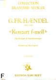Okładka: Händel George Friedrich, Konzert F-moll (Angerer)