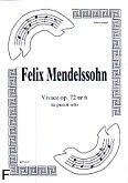 Okładka: Mendelssohn-Bartholdy Feliks, Vivace op. 72 nr 6