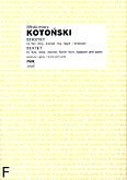 Okadka: Kotoski Wodzimierz, Sekstet na flet, obj, klarnet, rg francuski, fagot i fortepian