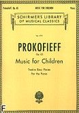 Okadka: Prokofiew Sergiusz, Music for Children, op. 65