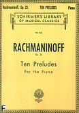 Okadka: Rachmaninow Sergiusz, 10 Preludes, Op. 23