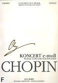 Okadka: Chopin Fryderyk, Koncert e-moll op. 11 tom 6a wersja z drugim fortepianem (WN 30) Urtext