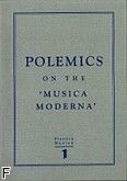 Okadka: Carter Tim, Szweykowski Zygmynt M., Polemnics on the 'Musica Moderna' 1