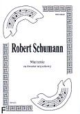 Okadka: Schumann Robert, Marzenie na kwartet smyczkowy (partytura+gosy)
