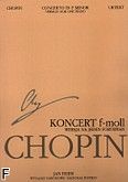 Okadka: Chopin Fryderyk, Koncert f-moll op. 21 wersja na jeden fortepian (WN 14) Urtext